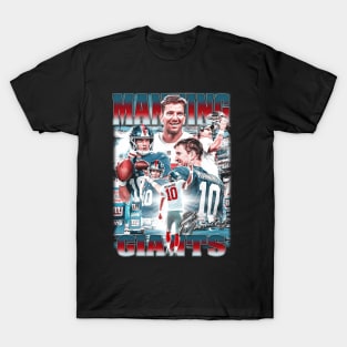 Eli manning face t shirt sale